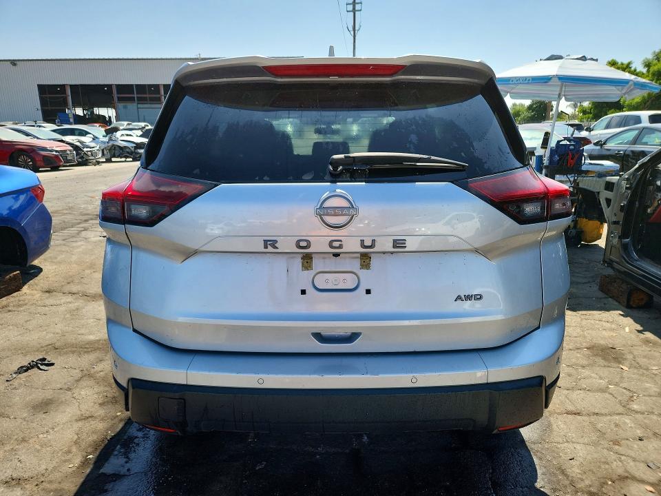 2025 Nissan Rogue VIN 5N1BT3BB3SC829951 COPART salvage auction — FRONT END, Ca - Salvage Certificate, sold $5,900 on 2026-08-03 (photo 6)