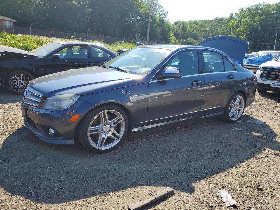 2009 Mercedes-benz C-klasse VIN WDDGF56X89R058466 COPART salvage auction — REAR END, Md - Cert Of Salvage > 75% Damage, sold $650 on 2026-07-28 (photo 1)