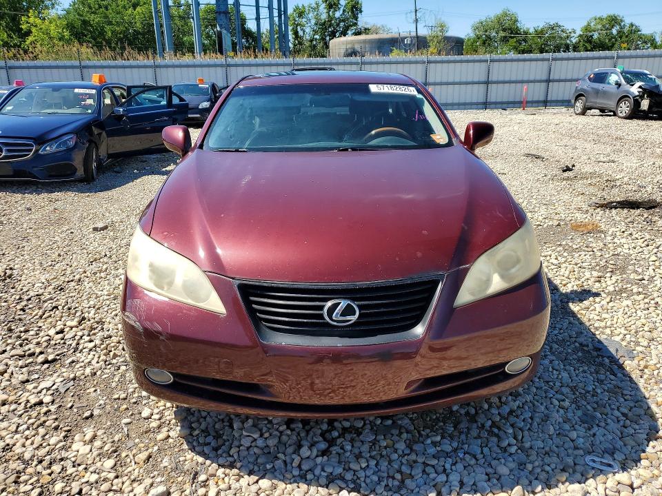 2007 Lexus Es 350 VIN JTHBJ46G472042699 COPART salvage auction — MINOR DENT/SCRATCHES, Ok - Certificate Of Title, sold $975 on 2026-07-08 (photo 5)