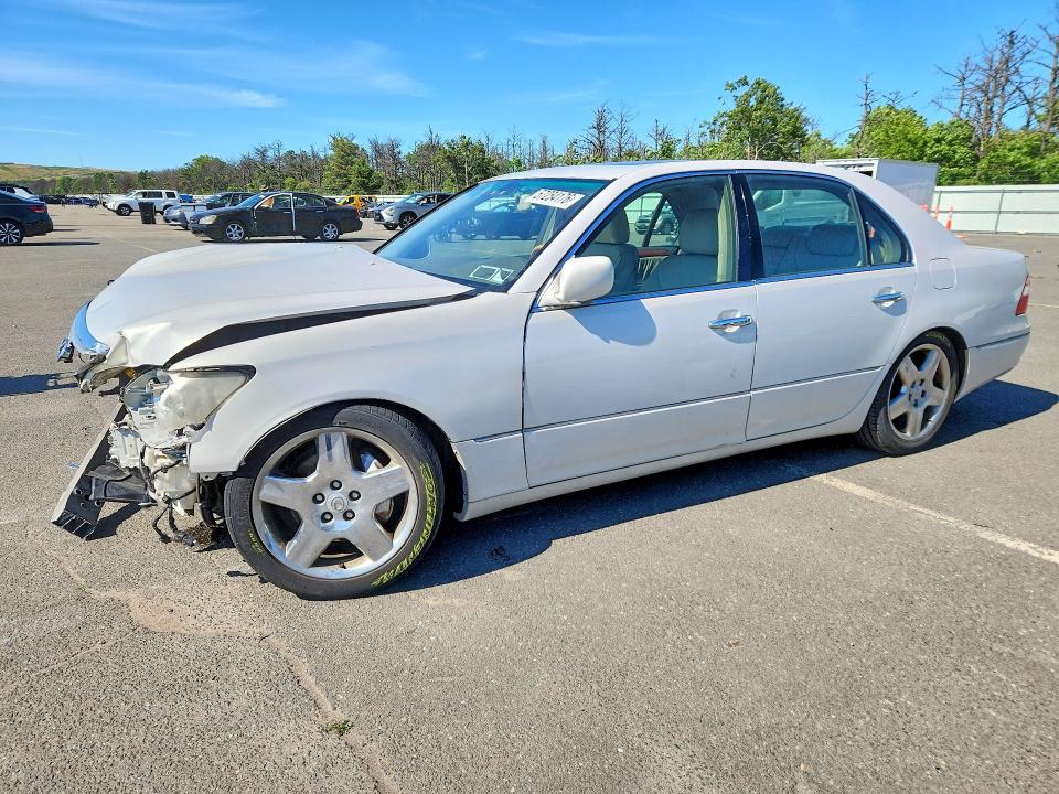 2005 Lexus Ls VIN JTHBN36F155016501 COPART salvage auction — FRONT END, Ny - Mv-907A Salvage Certificate, sold $575 on 2026-07-08 (photo 1)