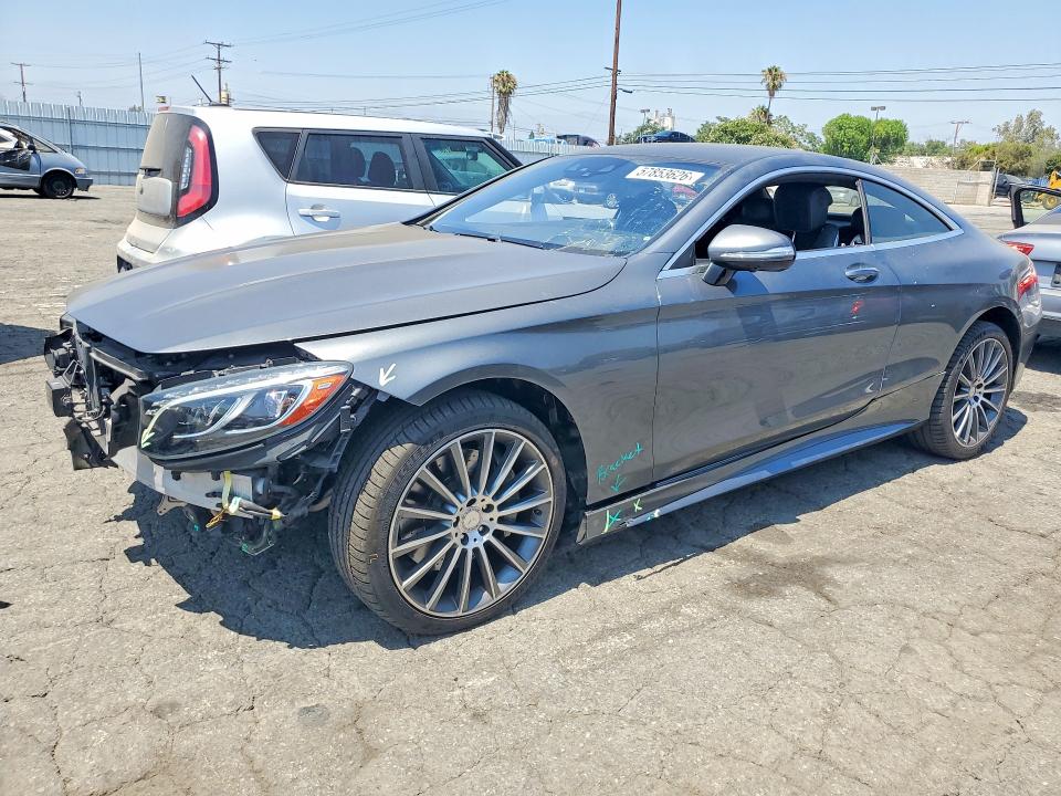 2016 Mercedes-benz VIN WDDXJ8FB6GA017124 COPART salvage auction — FRONT END, Ca - Salvage Certificate, sold $23,200 on 2026-07-02 (photo 1)