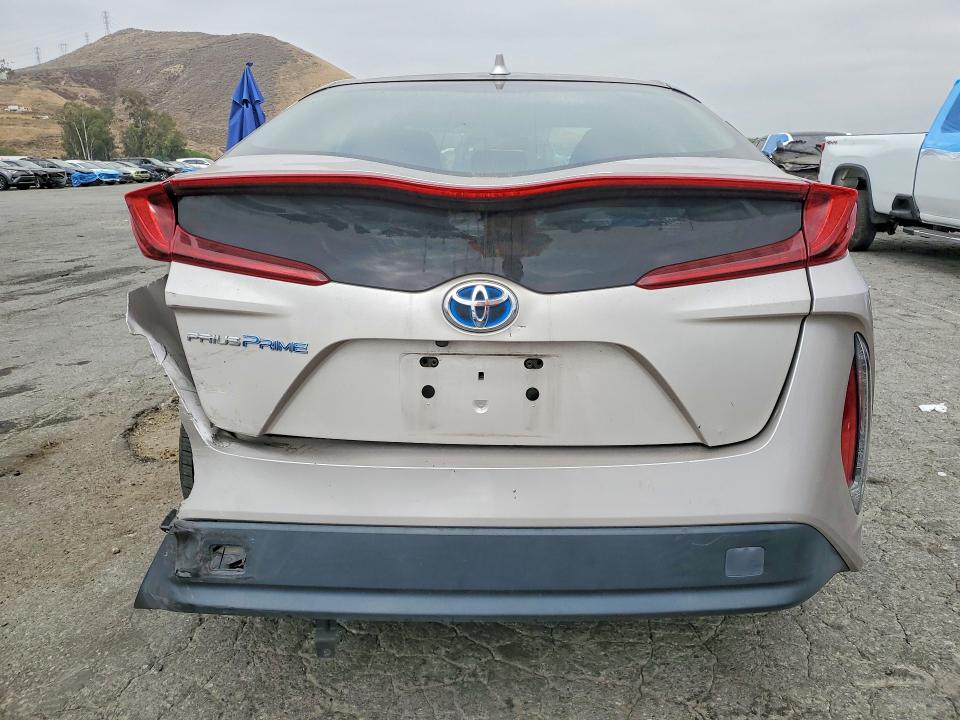 2021 Toyota Prius VIN JTDKAMFP4M3177690 COPART salvage auction — SIDE, CA - SALVAGE CERTIFICATE, sold $7,000 on 2026-07-16 (photo 6)