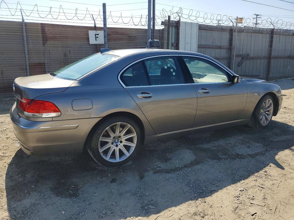 2008 BMW 7 series VIN WBAHL83518DT11647 COPART salvage auction — FRONT END, Ca - Dis/Dlr/Exp Lien Papers-Salv, sold $350 on 2026-07-13 (photo 3)