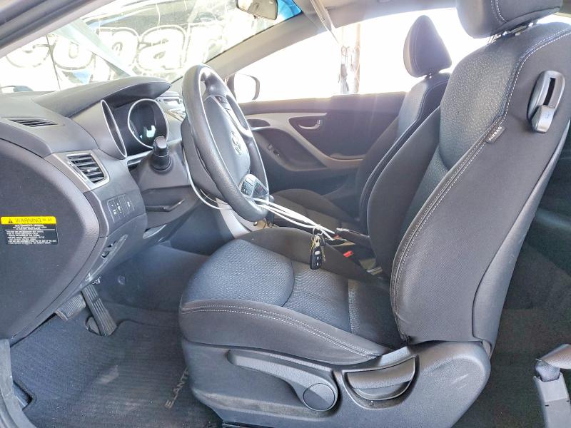 2013 Hyundai Elantra VIN KMHDH6AE1DU003216 COPART salvage auction — REAR END, Ca - Salvage Certificate, sold $1,400 on 2026-07-09 (photo 7)