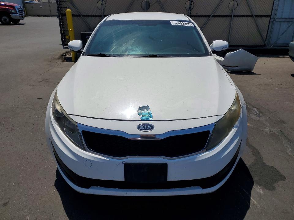 2012 Kia Optima VIN 5XXGM4A77CG022232 COPART salvage auction — REAR END, Ca - Salvage Certificate, sold $950 on 2026-07-08 (photo 5)