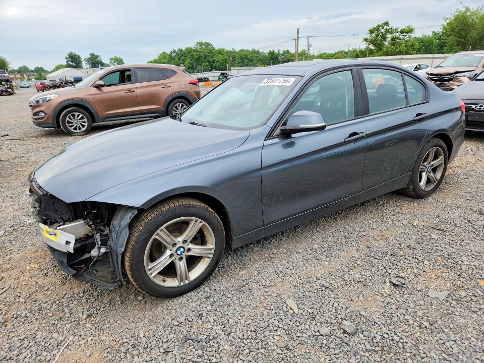 2015 BMW 3er VIN WBA3B5G57FNS15325 COPART salvage auction — FRONT END, Nj - Certificate Of Title, sold $1,050 on 2026-08-21 (photo 1)