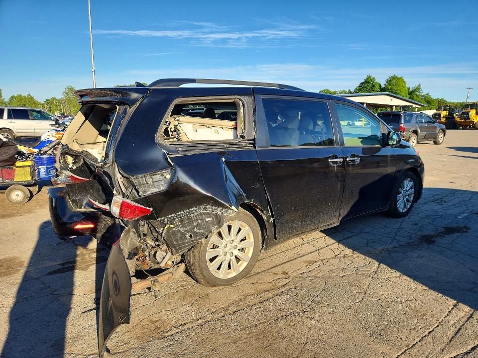 2011 Toyota Sienna VIN 5TDDK3DC4BS026859 COPART salvage auction — REAR END, NY - MV-907A SALVAGE CERTIFICATE, sold $1,200 on 2026-07-16 (photo 3)