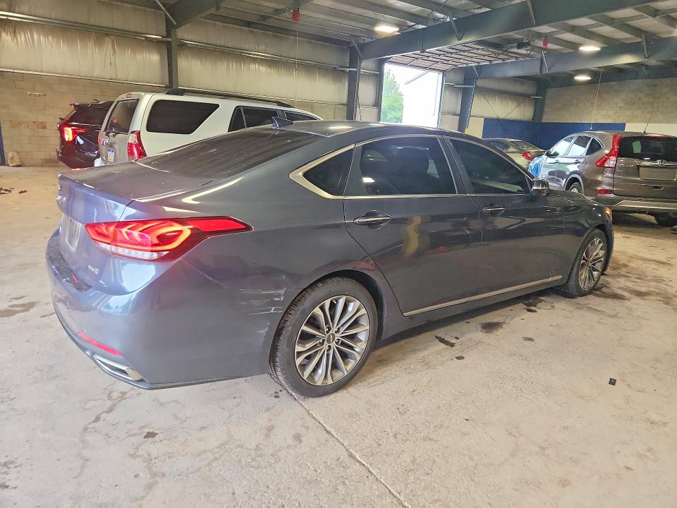 2015 Hyundai VIN KMHGN4JE8FU024576 COPART salvage auction — SIDE, Pa - Cert Of Salvage-W=Flood Veh, sold $30 on 2026-07-27 (photo 3)