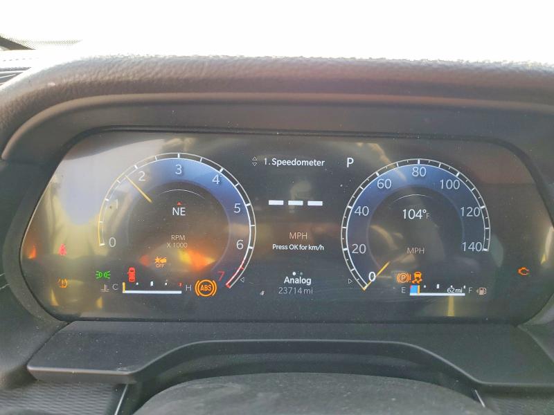 2024 Jeep Cherokee VIN 1C4RJHAGXRC163281 COPART salvage auction — FRONT END, Tx - Salvage Vehicle Title (P), sold $12,900 on 2026-07-10 (photo 9)