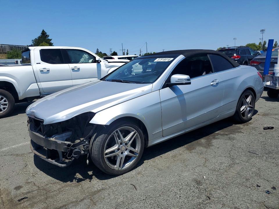 2013 Mercedes-benz E-class VIN WDDKK5KF9DF220666 COPART salvage auction — FRONT END, Ca - Salvage Certificate, sold $1,200 on 2026-07-06 (photo 1)