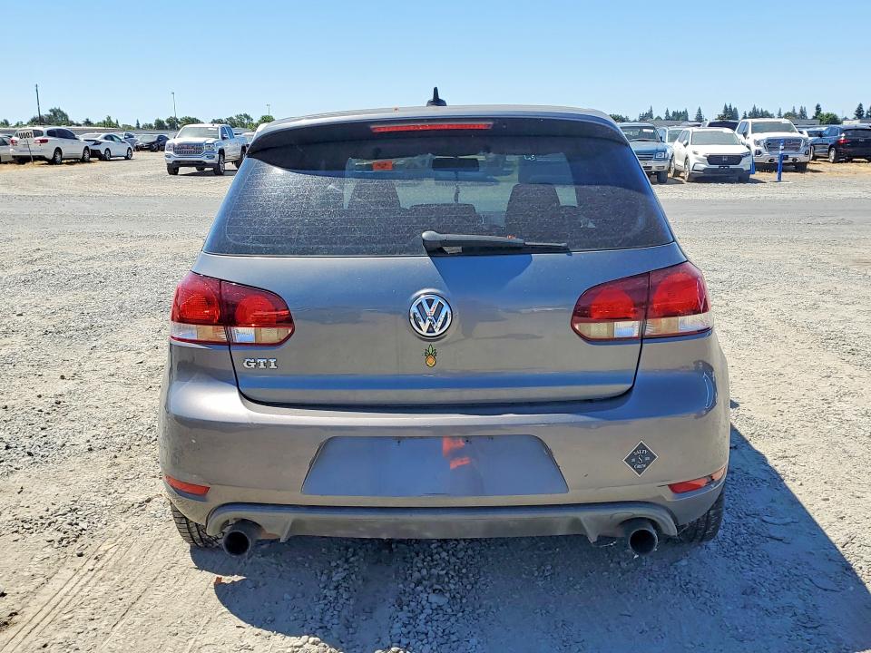 2010 Volkswagen Gti VIN WVWFV7AJ7AW166963 COPART salvage auction — WATER/FLOOD, Ca - Salvage Certificate, sold $15 on 2026-07-21 (photo 6)