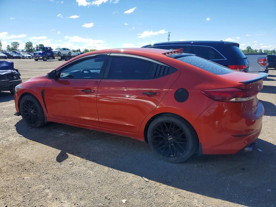 2018 Hyundai Elantra VIN KMHD84LF0JU579773 COPART salvage auction — FRONT END, ON - PERMIT NO BRAND - UNFIT, sold $2,550 on 2026-07-07 (photo 2)