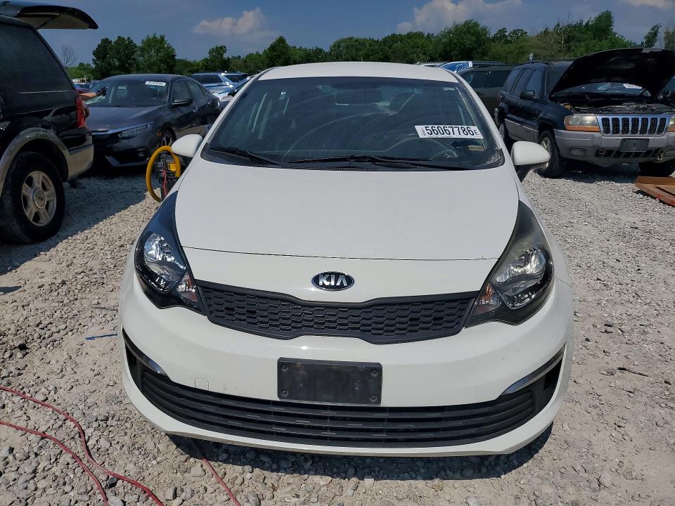 2016 Kia Rio VIN KNADM4A32G6597453 COPART salvage auction — HAIL, Mo - Salvage Certificate Of Title, sold $1,200 on 2026-07-20 (photo 5)