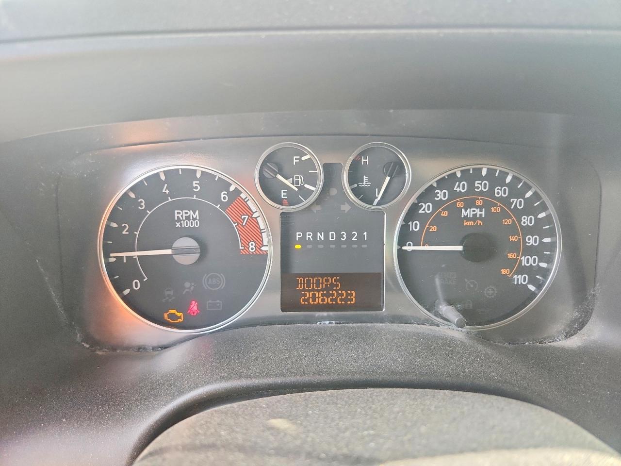 2006 Hummer H3 VIN 5GTDN136168271645 COPART salvage auction — Normal Wear, TX - CERTIFICATE OF TITLE, sold $975 on 2026-07-02 (photo 9)