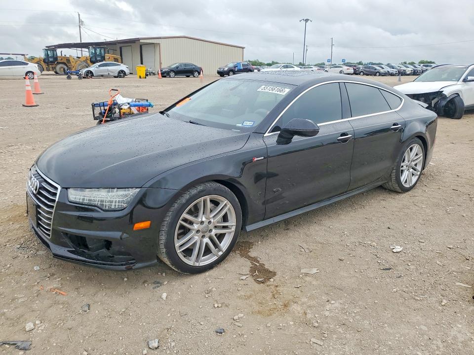 2016 Audi A7 VIN WAUWGAFC3GN011646 COPART salvage auction — WATER/FLOOD, Tx - Salvage Title-Flood Damage, sold $150 on 2026-07-22 (photo 1)