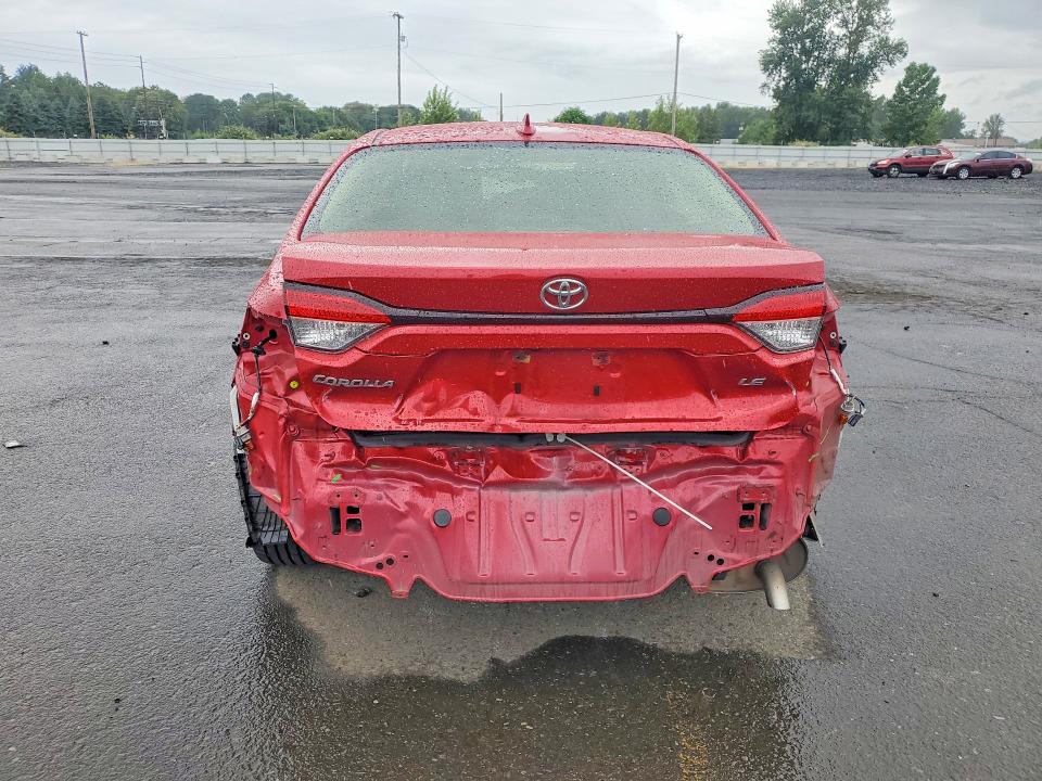 2020 Toyota Corolla VIN JTDEPRAE1LJ002273 COPART salvage auction — REAR END, Or - Salvage Title Certificate, sold $7,400 on 2026-07-15 (photo 6)