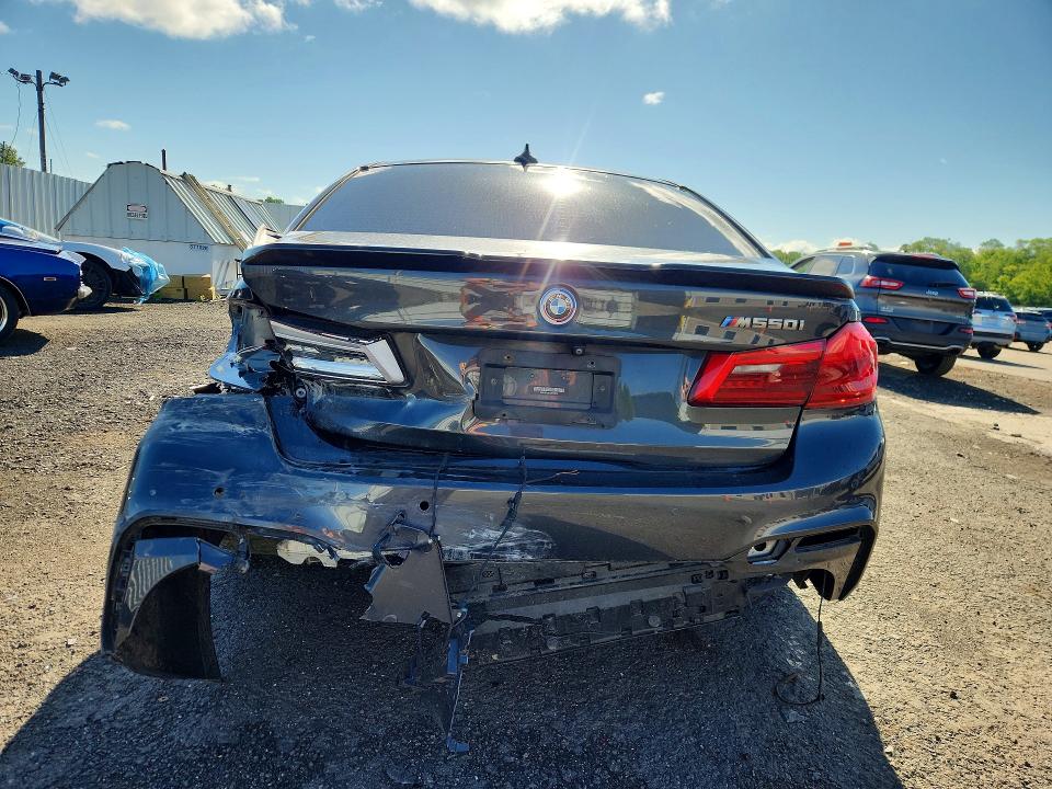 2020 BMW M5 VIN WBAJS7C02LCE14810 COPART salvage auction — REAR END, Ct - Cert Of Title-Salvage, sold $13,600 on 2026-07-10 (photo 6)