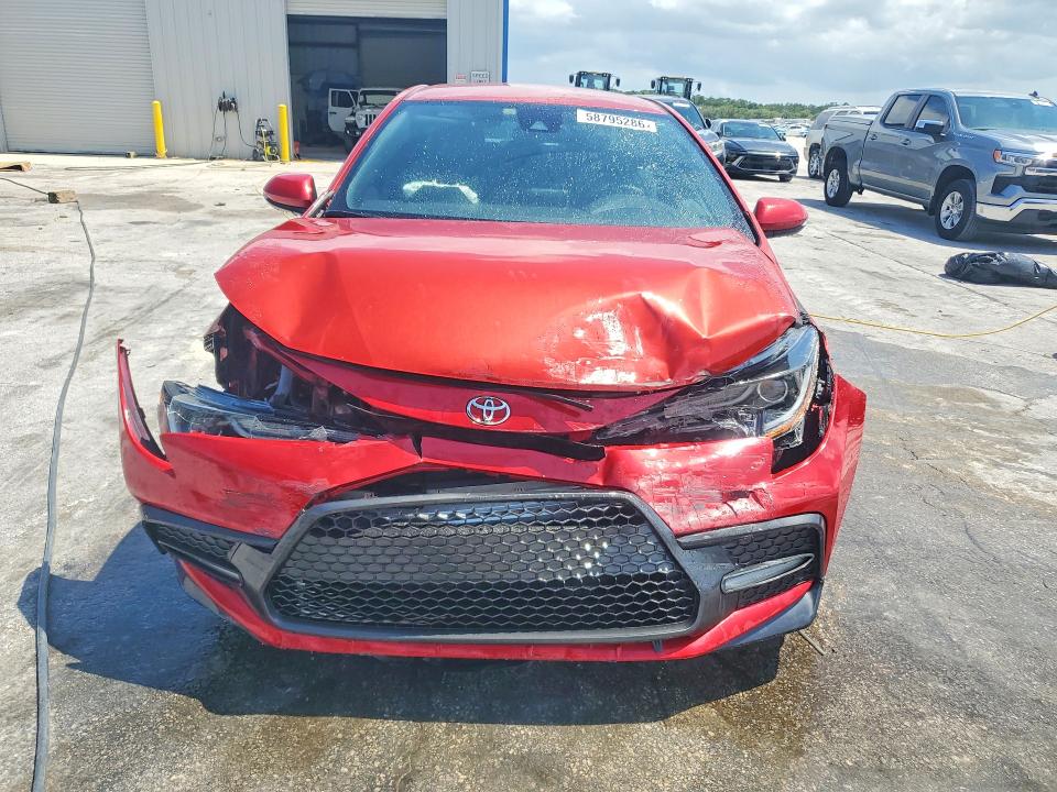 2021 Toyota Corolla VIN 5YFS4MCE3MP059230 COPART salvage auction — FRONT END, Fl - Certificate Of Destruction, sold $150 on 2026-07-29 (photo 5)