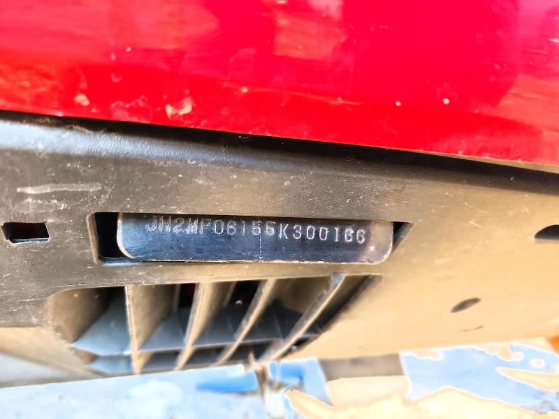 2005 Honda Ns VIN JH2MF06155K300166 COPART salvage auction — FRONT END, Il - Salvage Certificate, sold $15 on 2026-07-16 (photo 9)