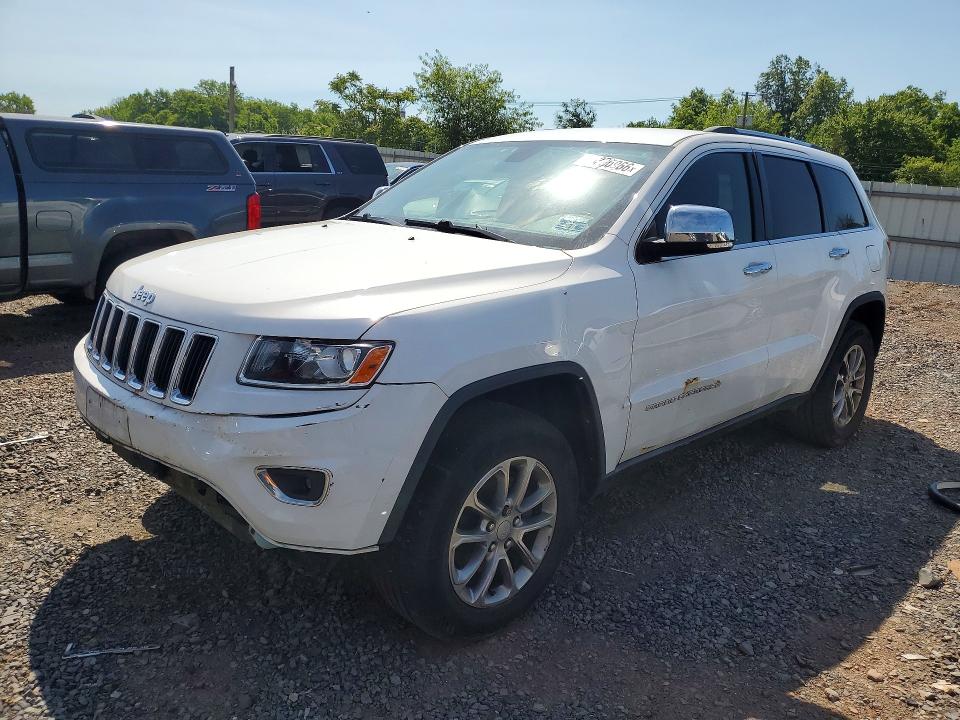2014 Jeep VIN 1C4RJFBGXEC506619 COPART salvage auction — FRONT END, Nj - Certificate Of Title (P), sold $1,400 on 2026-07-27 (photo 1)