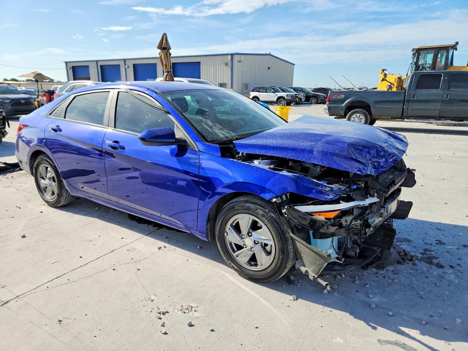 2024 Hyundai Elantra VIN KMHLL4DG2RU744543 COPART salvage auction — FRONT END, Tx - Salvage Vehicle Title, sold $3,050 on 2026-07-17 (photo 4)
