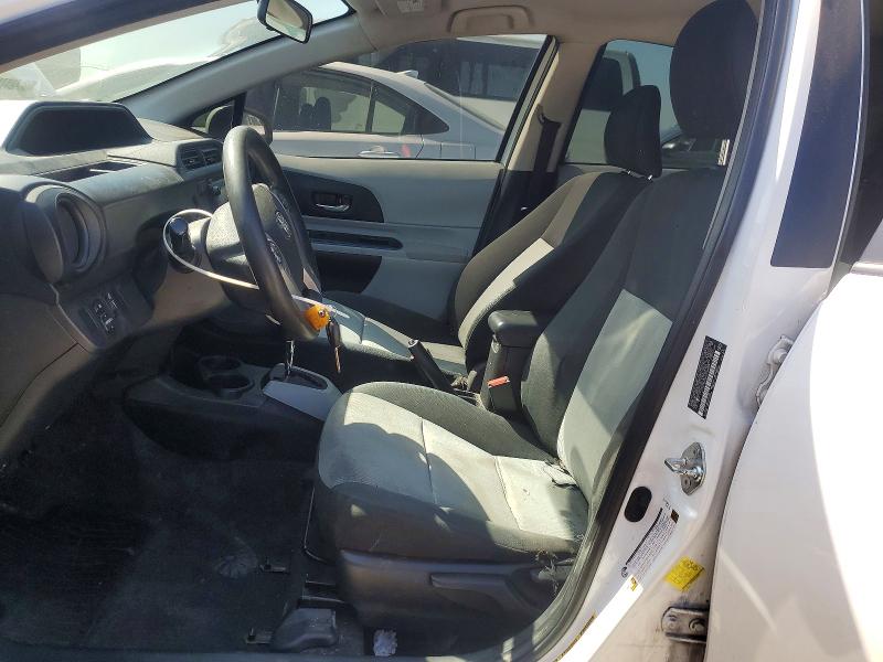 2013 Toyota Prius c VIN JTDKDTB30D1548859 COPART salvage auction — FRONT END, Ca - Salvage Certificate, sold $975 on 2026-07-07 (photo 7)