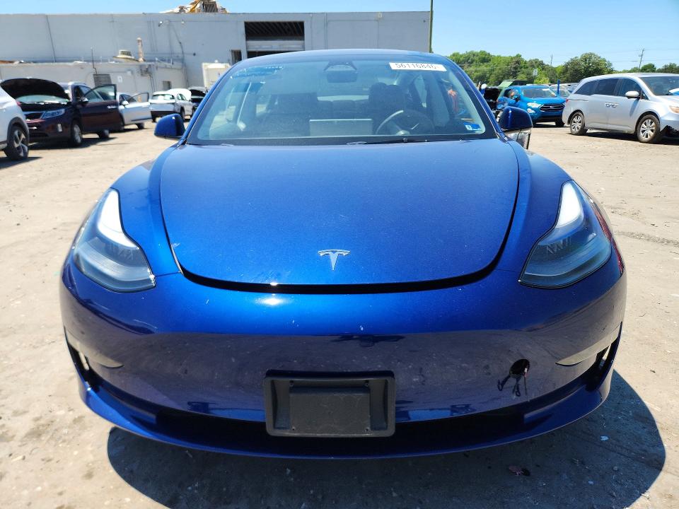 2023 Tesla VIN 5YJ3E1EA6PF658651 COPART salvage auction — REAR END, Va - Cert Of Title - Salvage, sold $7,300 on 2026-07-29 (photo 5)