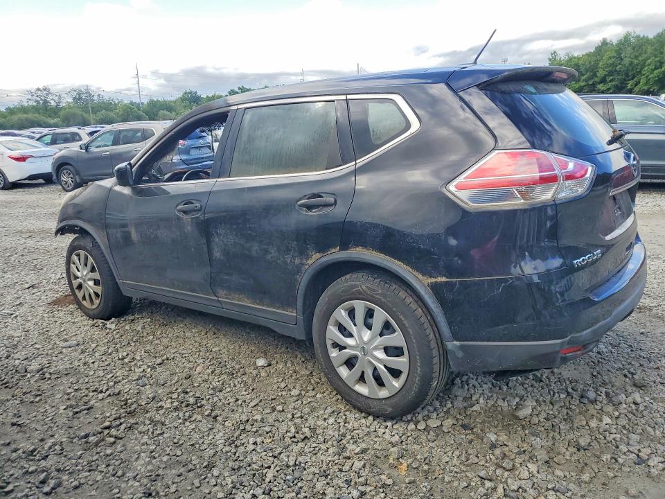 2016 Nissan VIN KNMAT2MTXGP683306 COPART salvage auction — BURN, Ma - Cert Of Title-Reconstrctd Coll, sold $350 on 2026-07-10 (photo 2)