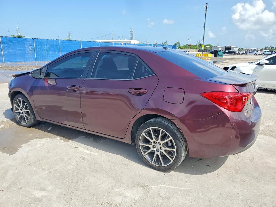 2017 Toyota Corolla VIN 5YFBURHE1HP650572 COPART salvage auction — FRONT END, Fl - Cert Of Title Slvg Rebuildable, sold $3,950 on 2026-07-08 (photo 2)