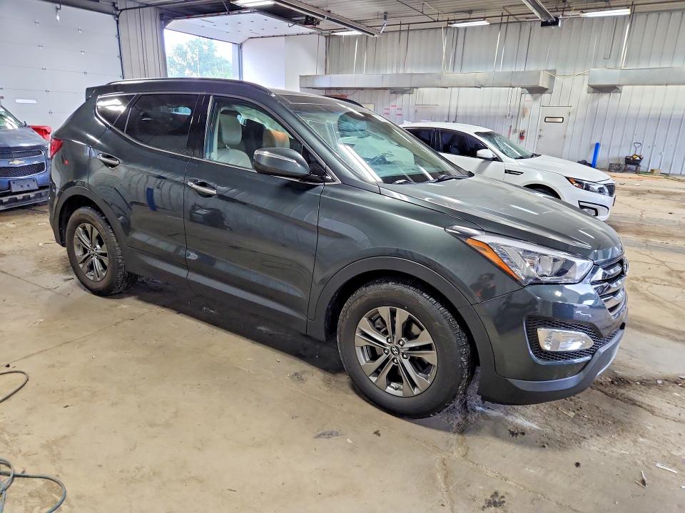 2014 Hyundai Santa fe VIN 5XYZU3LB0EG193407 COPART salvage auction — SIDE, Wi - Junked Vehicle Bill Of Sale, sold $2,550 on 2026-07-13 (photo 4)