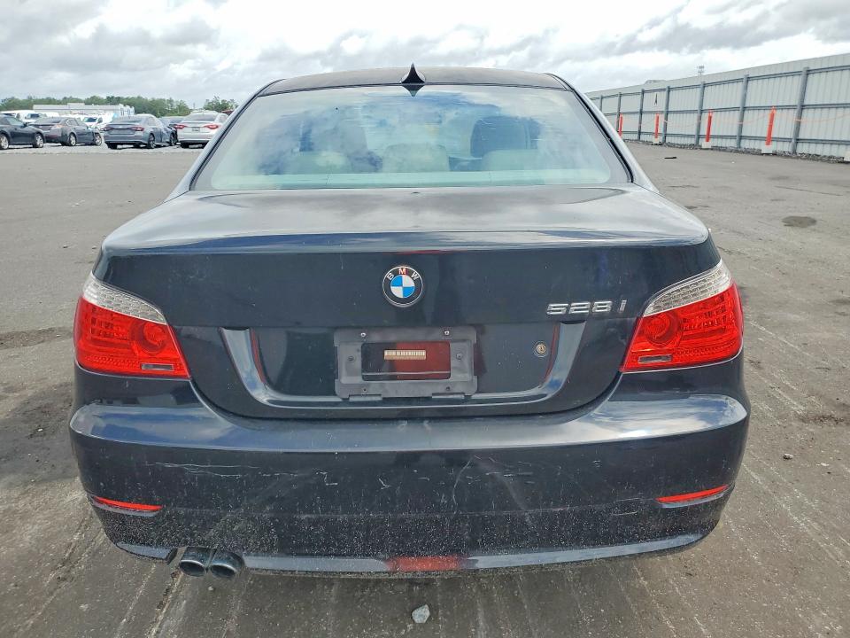 2010 BMW 5 series VIN WBANU5C53AC461169 COPART salvage auction — NORMAL WEAR, Fl - Certificate Of Title, sold $400 on 2026-07-20 (photo 6)