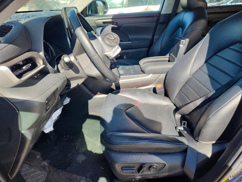 2022 Toyota Highlander VIN 5TDGZRAH6NS117132 COPART salvage auction — FRONT END, Nv - Certificate Of Title, sold $13,200 on 2026-07-24 (photo 7)