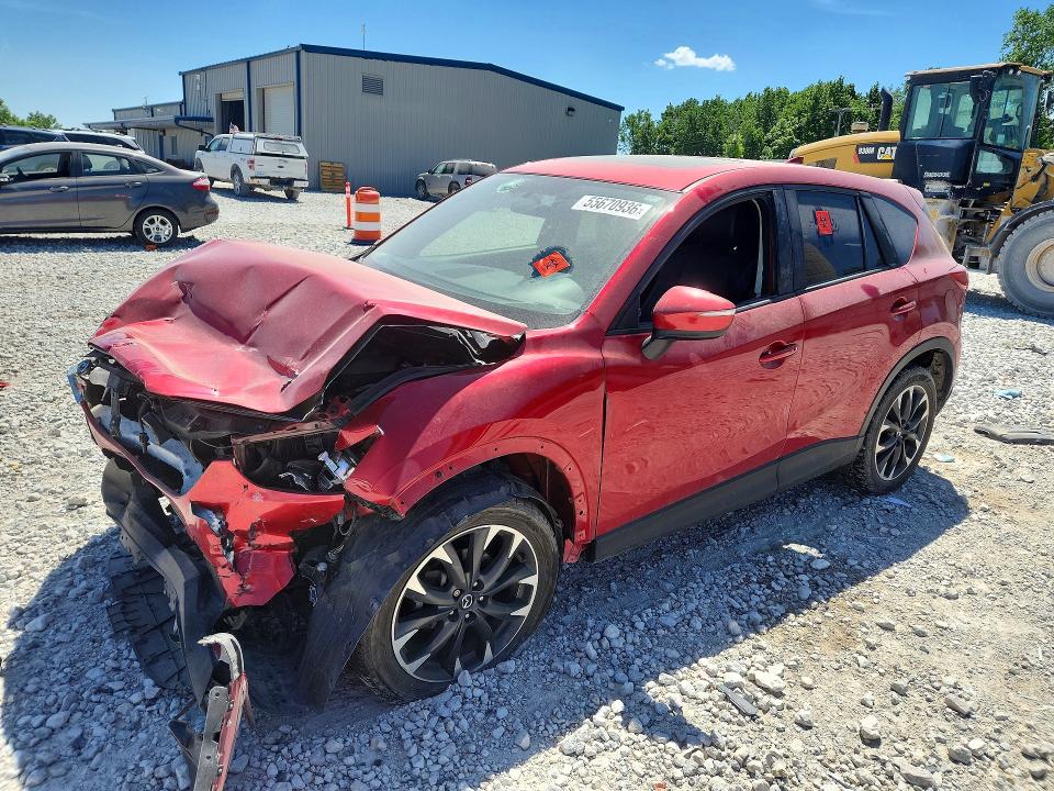 2016 Mazda Cx-5 VIN JM3KE4DY6G0794621 COPART salvage auction — FRONT END, Mi - Certificate Of Title, sold $1,750 on 2026-07-30 (photo 1)