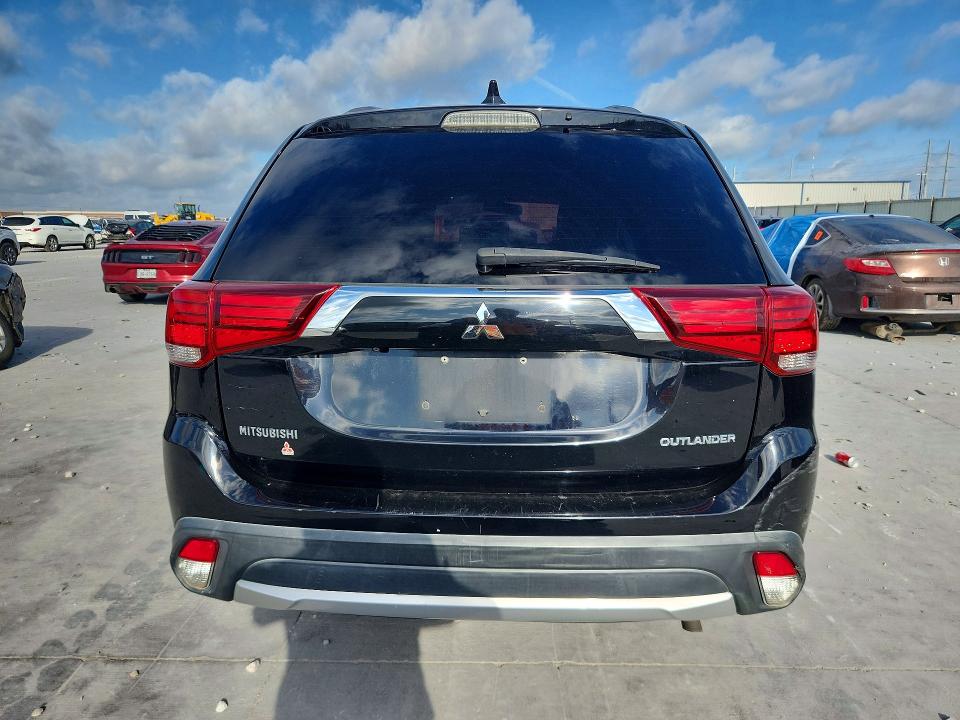 2018 Mitsubishi Outlander VIN JA4AD2A3XJZ009695 COPART salvage auction — FRONT END, Tx - Nonrepairable Title, sold $2,050 on 2026-07-07 (photo 6)