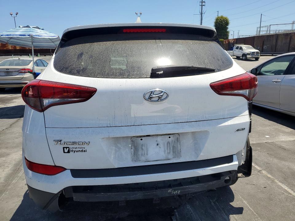 2018 Hyundai Tucson VIN KM8J3CA44JU773591 COPART salvage auction — VANDALISM, Pa - Certificate Of Salvage, sold $175 on 2026-07-17 (photo 6)