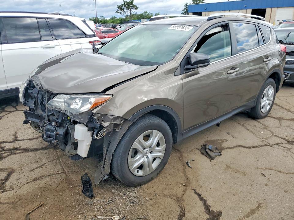 2015 Toyota Rav 4 VIN JTMBFREV6FD132715 COPART salvage auction — FRONT END, Mi - Certificate Of Title, sold $3,400 on 2026-07-28 (photo 1)