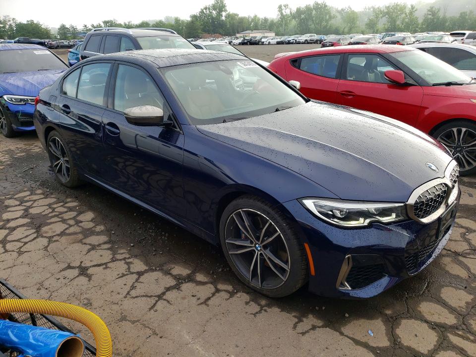 2020 BMW M340i VIN WBA5U9C03LFH42288 COPART salvage auction — MINOR DENT/SCRATCHES, CT - CERT OF TITLE-REBUILT SALVAGE, sold $11,200 on 2026-07-24 (photo 4)
