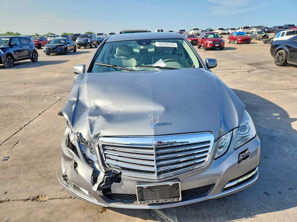 2011 Mercedes-benz E-class VIN WDDHF5GB6BA368076 COPART salvage auction — FRONT END, Tx - Salvage Vehicle Title, sold $1,800 on 2026-07-06 (photo 5)