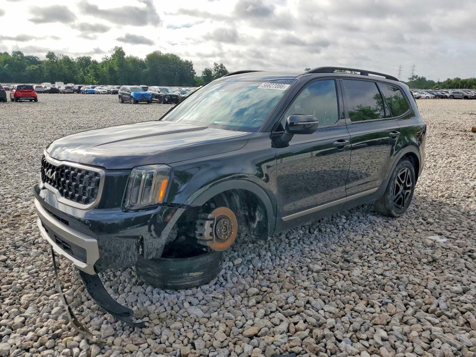 2023 Kia Telluride VIN 5XYP3DGC0PG410797 COPART salvage auction — FRONT END, Oh - Cert Of Title-Salvage, sold $9,200 on 2026-07-07 (photo 1)