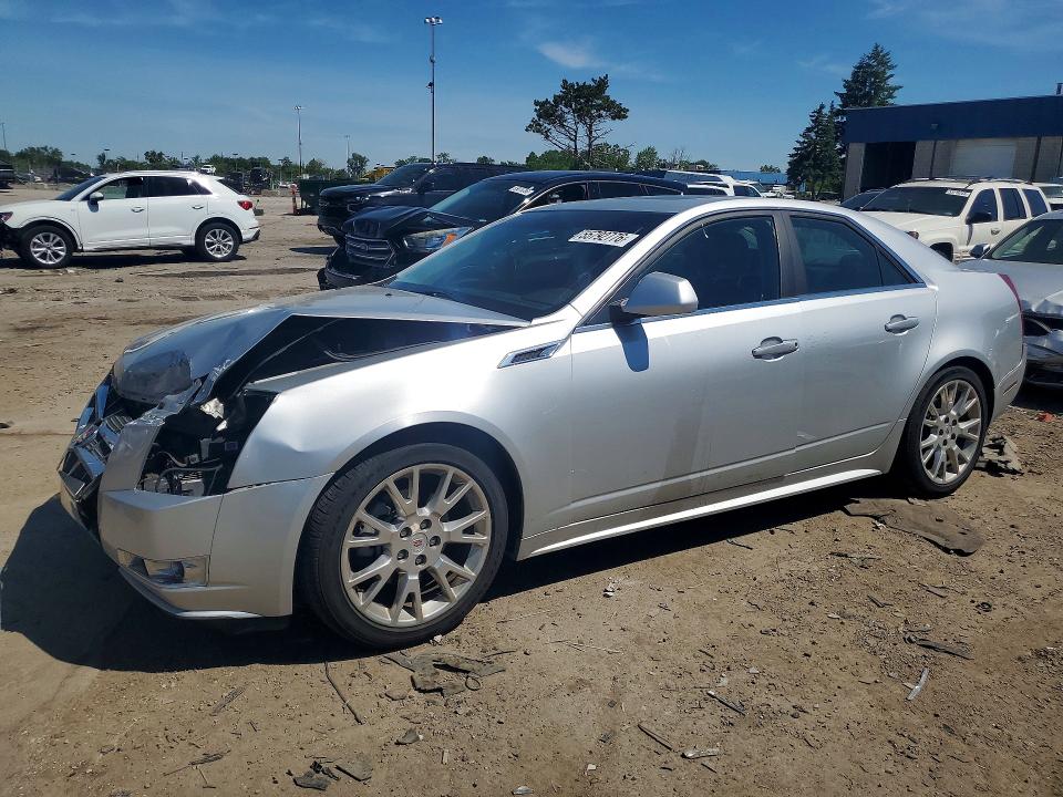 2011 Cadillac Cts VIN 1G6DL5ED5B0130296 COPART salvage auction — FRONT END, Mi - Certificate Of Title, sold $1,150 on 2026-07-10 (photo 1)