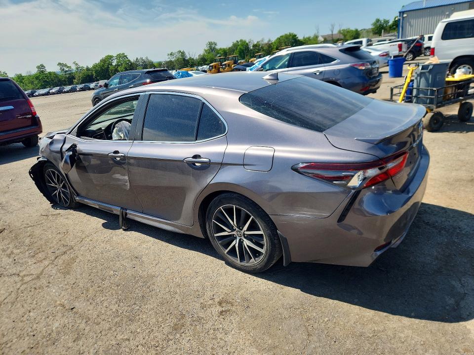 2022 Toyota Camry VIN 4T1G11AK7NU631602 COPART salvage auction — FRONT END, Pa - Certificate Of Salvage, sold $4,450 on 2026-07-02 (photo 2)
