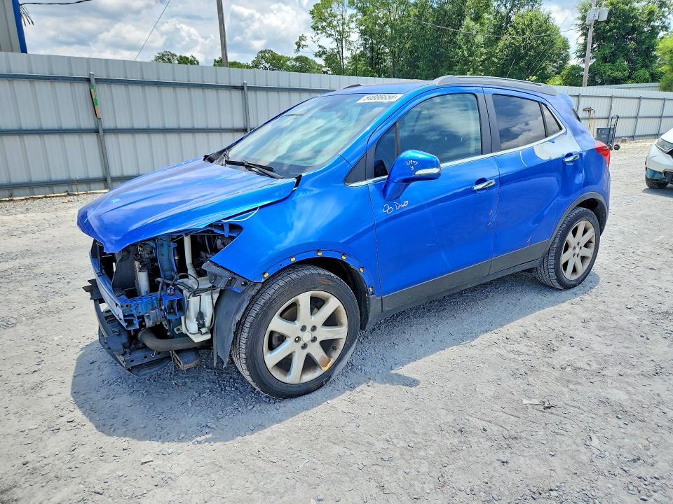 2016 Buick Encore VIN KL4CJBSB2GB567842 COPART salvage auction — FRONT END, Nc - Salvage Certificate Of Title, sold $775 on 2026-07-08 (photo 1)
