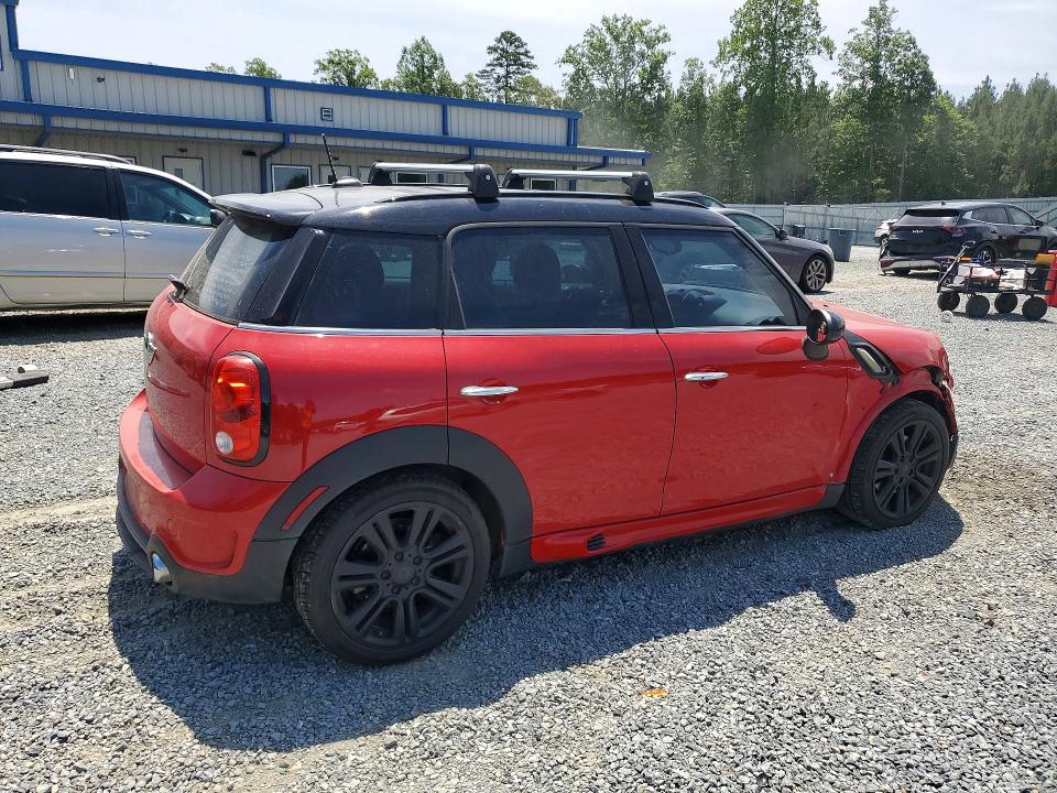 2015 Mini VIN WMWZC3C53FWT04014 COPART salvage auction — FRONT END, Nc - Salvage Certificate Of Title, sold $175 on 2026-07-30 (photo 3)