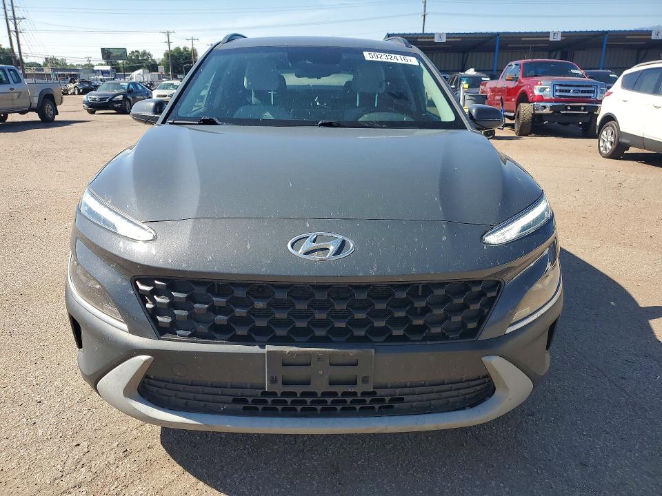 2023 Hyundai Kona VIN KM8K6CABXPU985687 COPART salvage auction — HAIL, Co - Certificate Of Title, sold $275 on 2026-07-27 (photo 5)