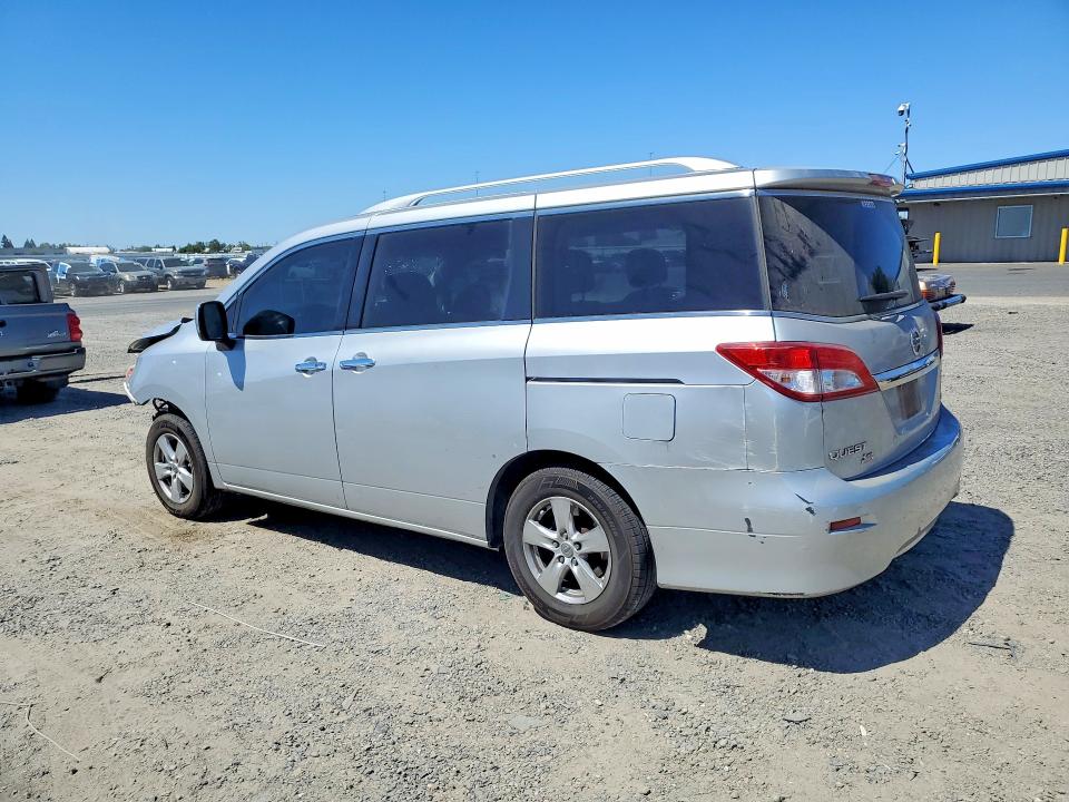 2016 Nissan Quest VIN JN8AE2KP4G9153079 COPART salvage auction — FRONT END, Ca - Salvage Certificate, sold $100 on 2026-07-09 (photo 2)