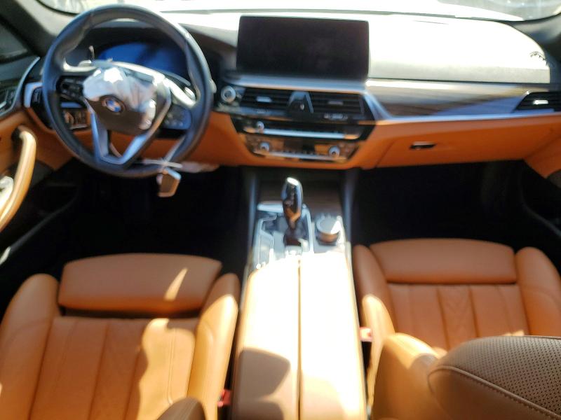 2021 BMW 5er VIN WBA53BJ0XMCG04571 COPART salvage auction — FRONT END, Ca - Salvage Certificate, sold $19,200 on 2026-07-16 (photo 8)