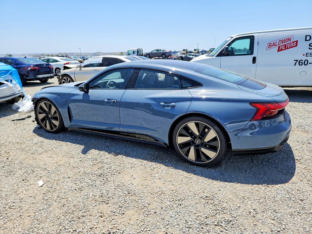 2024 Audi e-tron GT VIN WAUEJBFW9R7004561 COPART salvage auction — Front End, Sc - Salvage Title, sold $26,500 on 2026-08-18 (photo 2)