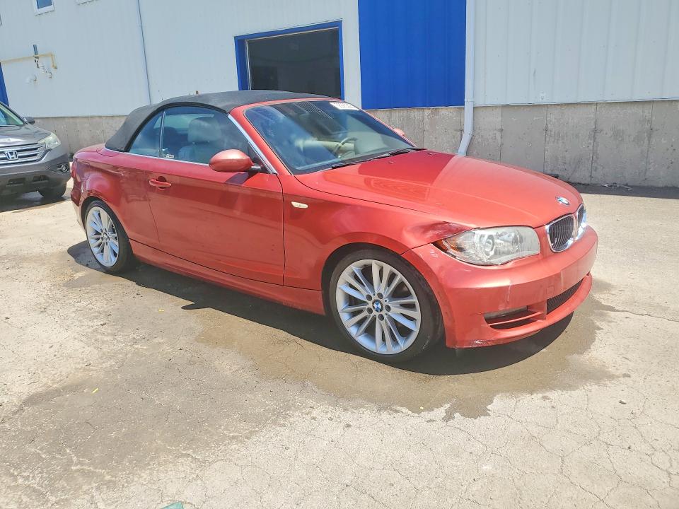 2008 BMW 1er VIN WBAUL73598VJ74637 COPART salvage auction — FRONT END, Ns - Salvage Title, sold $500 on 2026-07-30 (photo 4)