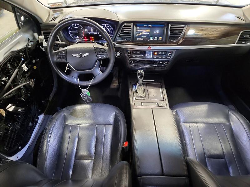2017 Genesis G80 VIN KMHGN4JE6HU209650 COPART salvage auction — FRONT END, Va - Cert Of Title - Salvage, sold $3,550 on 2026-07-17 (photo 8)