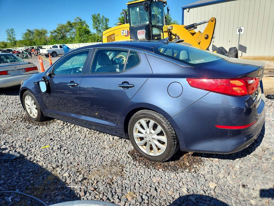 2015 Kia Optima VIN 5XXGM4A72FG475386 COPART salvage auction — HAIL, Il - Salvage Certificate, sold $1,100 on 2026-07-20 (photo 2)